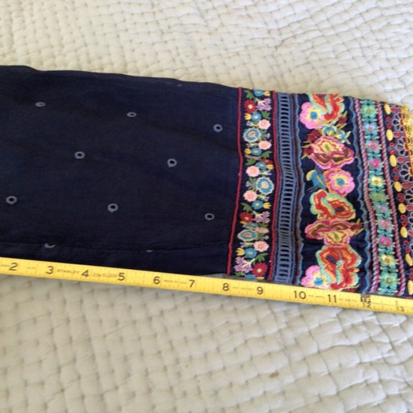 Johnny Was Navy Blue Tunic. Size M, EUC. - Picture 7 of 8